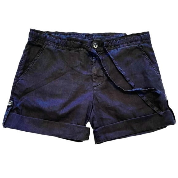 120% Lino Pants - 120% Lino QUALITY linen shorts L